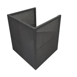 Vendita online di ELEMENTO CUCINA DA ESTERNO CON LAVELLO 90X60 H.126 CM NERO