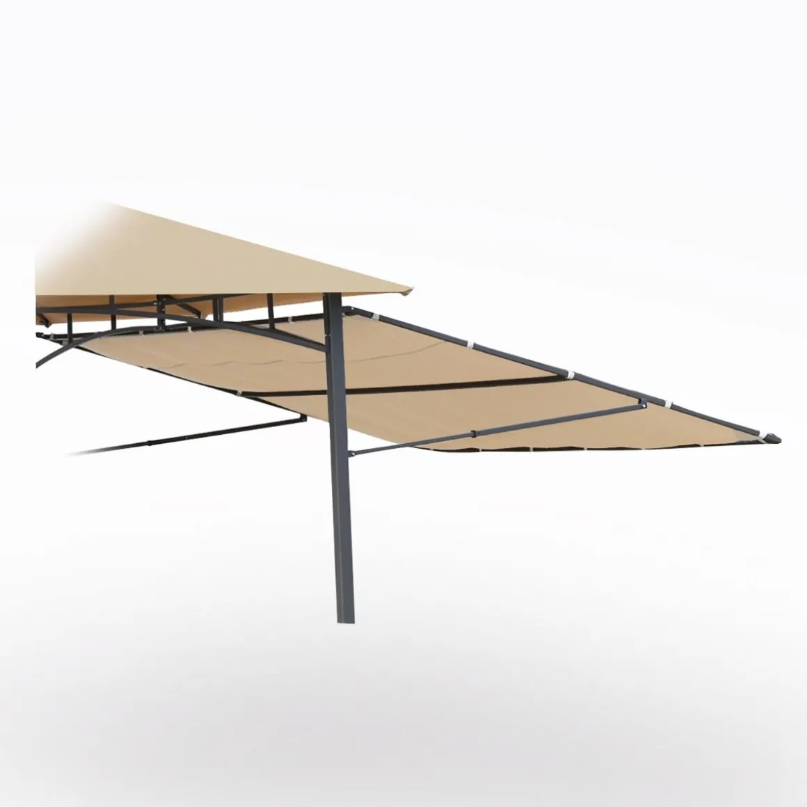 Vendita online di ESTENSIONE PER GAZEBO MOD. LUX 254X190CM BEIGE