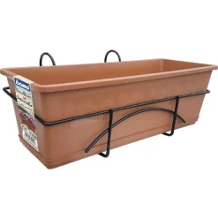 Vendita online di FIORIERA BALCONELLA COLOR TERRACOTTA 40X17,5X15CM