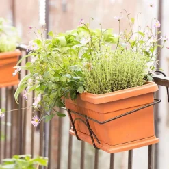 Vendita online di FIORIERA BALCONELLA COLOR TERRACOTTA 40X17,5X15CM