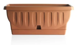 Vendita online di FIORIERA NATURA 60X29X26CM TERRACOTTA