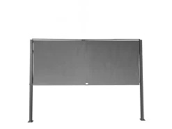 Vendita online di GAZEBO MT 3X3 ANTRACITE CON TENDA SCORREVOLE