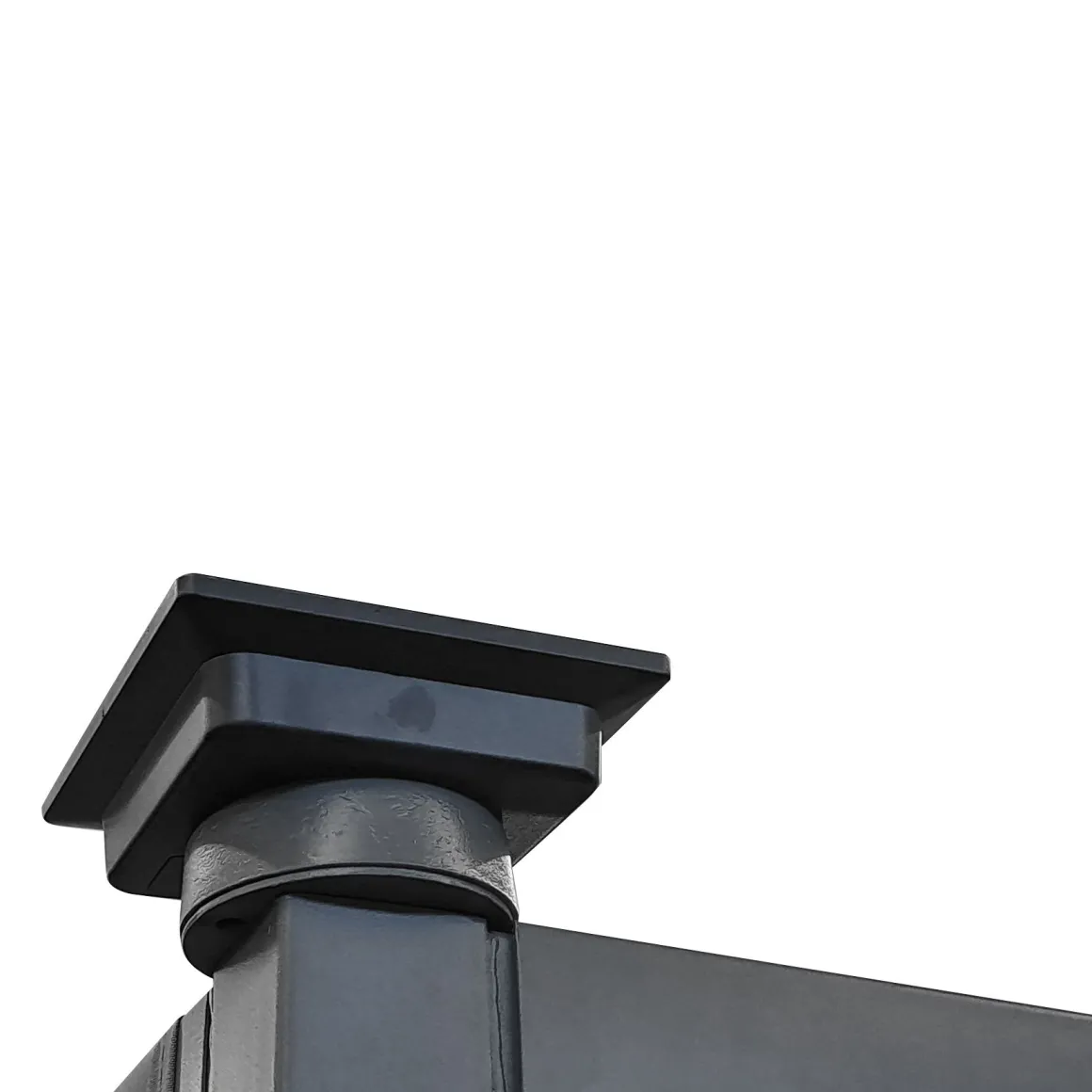 Vendita online di GAZEBO MT 3X3 CON TENDA SCORREVOLE IN METALLO ANTRACITE