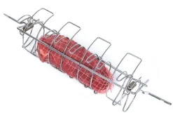 Vendita online di GRIGLIA GIRARROSTO A CONCHIGLIA ESTENSIBILE DIAM. 14CM CROMATA
