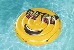 Vendita online di ISOLA GONFIABILE DIAM. 188 GIALLO CON STAMPA SMILE
