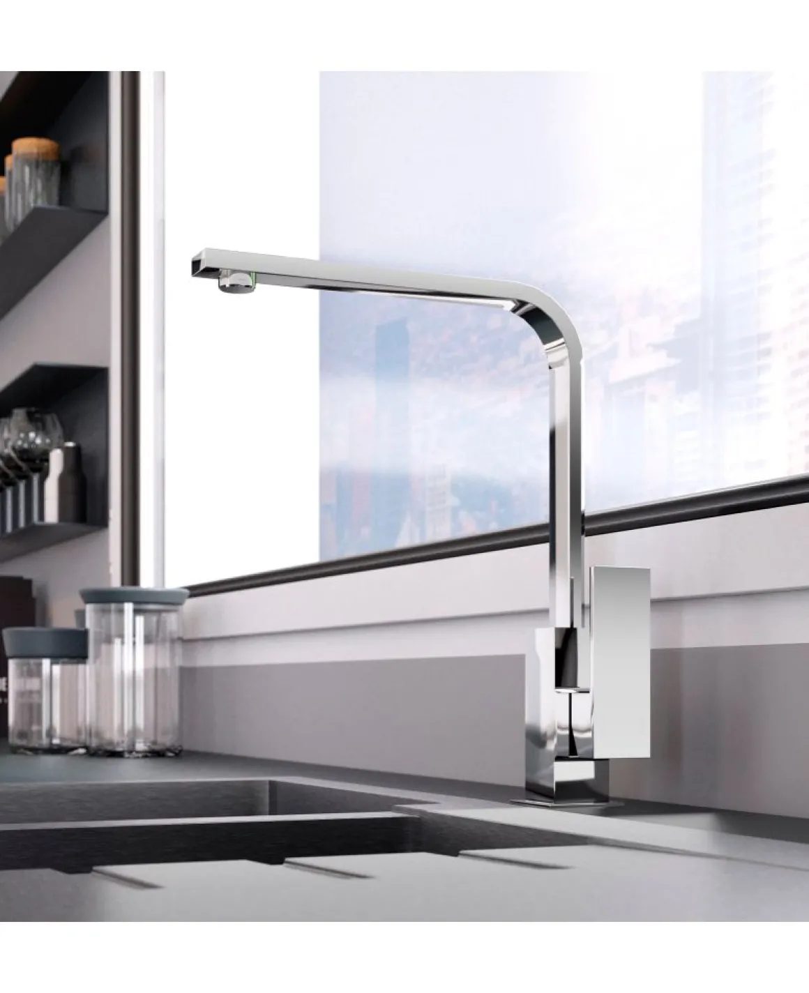Vendita online di LINEA ELITE - MISCELATORE MONOCOMANDO LAVELLO CROMATO: Miscelatori cucina