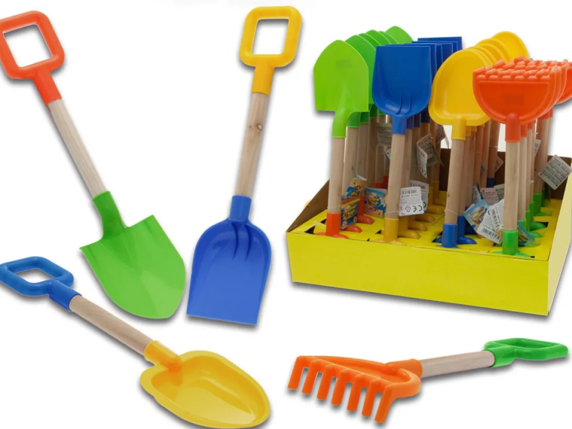 Vendita online di MINI PALETTA/RASTRELLO 39CM MANICO LEGNO