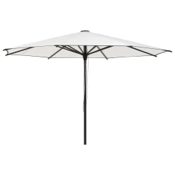 Vendita online di OMBRELLONE MOD. MALUVIA DIAM. MT 3,5 BIANCO