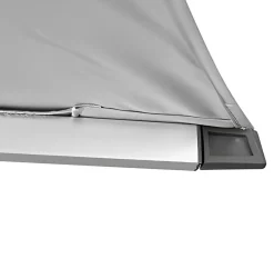Vendita online di OMBRELLONE A PALO CENTRALE CON LED DIAM MT 3 GRIGIO CHIARO