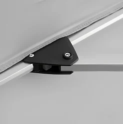 Vendita online di OMBRELLONE A PALO CENTRALE CON LED DIAM MT 3 GRIGIO CHIARO