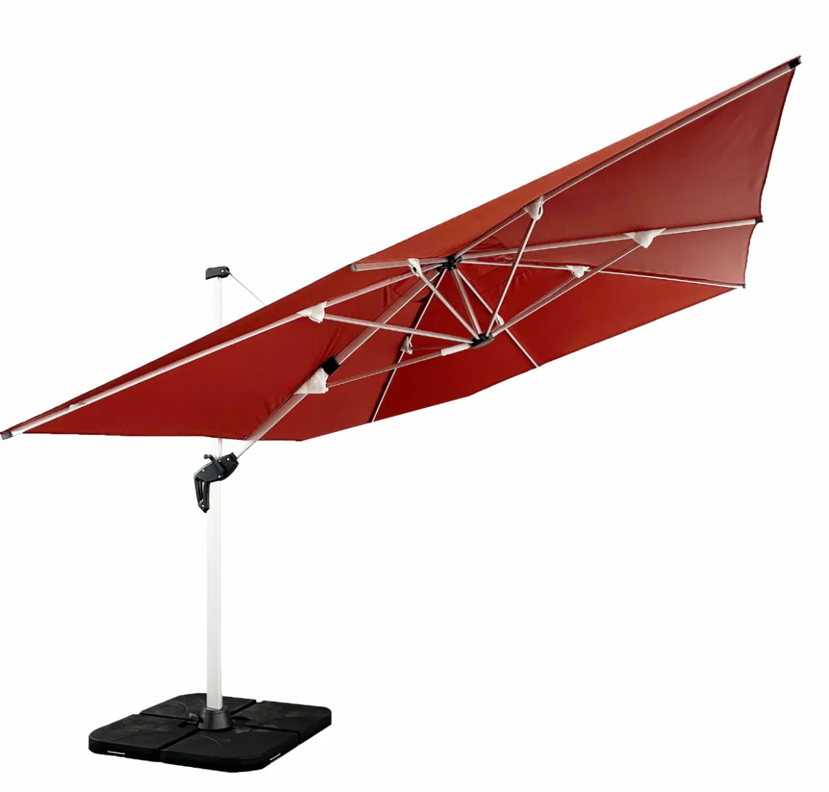 Vendita online di OMBRELLONE A BRACCIO MOD. ROMA MT 3X3 MATTONE