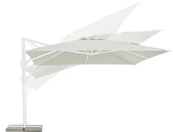 Vendita online di OMBRELLONE A BRACCIO MOD. EDEN MT 4X4 BIANCO