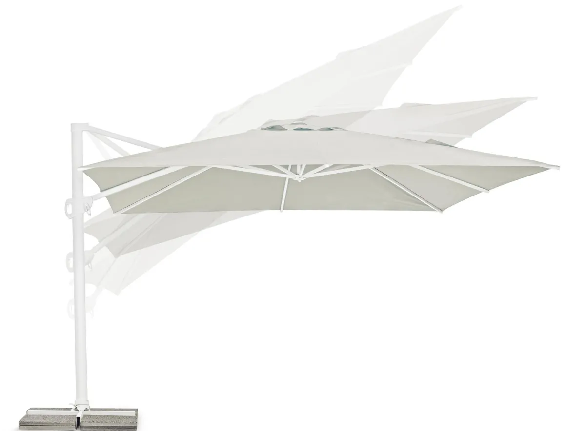 Vendita online di OMBRELLONE A BRACCIO MOD. EDEN MT 4X4 BIANCO