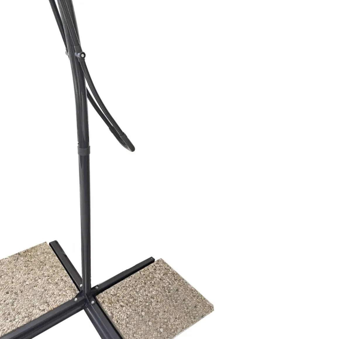 Vendita online di OMBRELLONE A BRACCIO 2.7X2.7MT GRIGIO