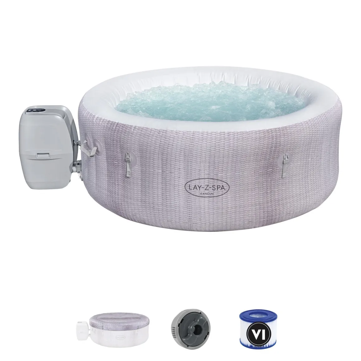 Vendita online di PISCINA IDROMASSAGGIO SPA LAY-Z-SPA CANCUN AIRJET 180X66CM