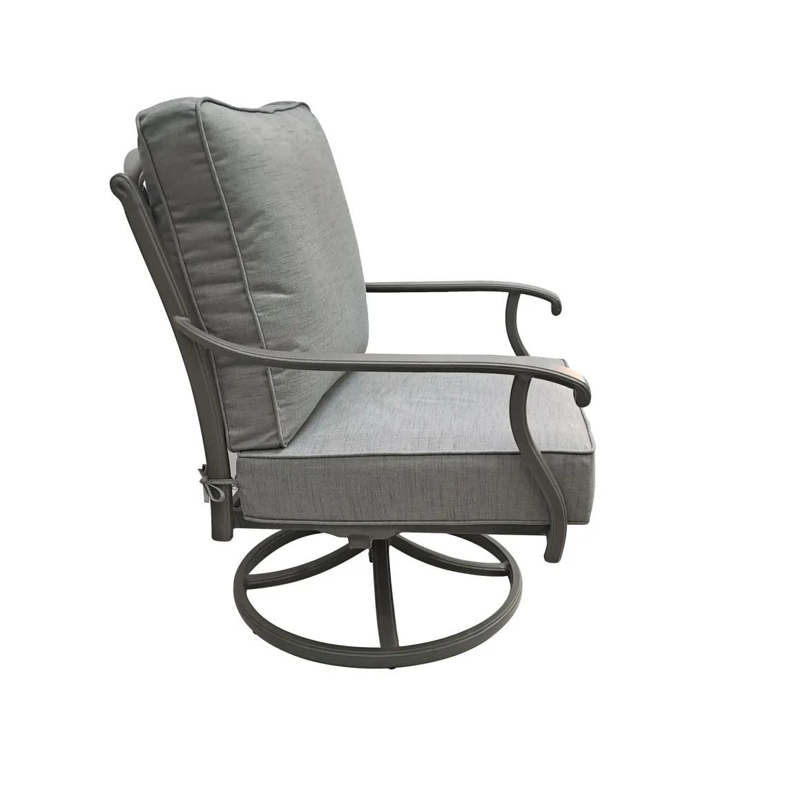 Vendita online di POLTRONA GIREVOLE MOD. WEAVE ALLUMINIO PRESSOFUSO ANTRACITE