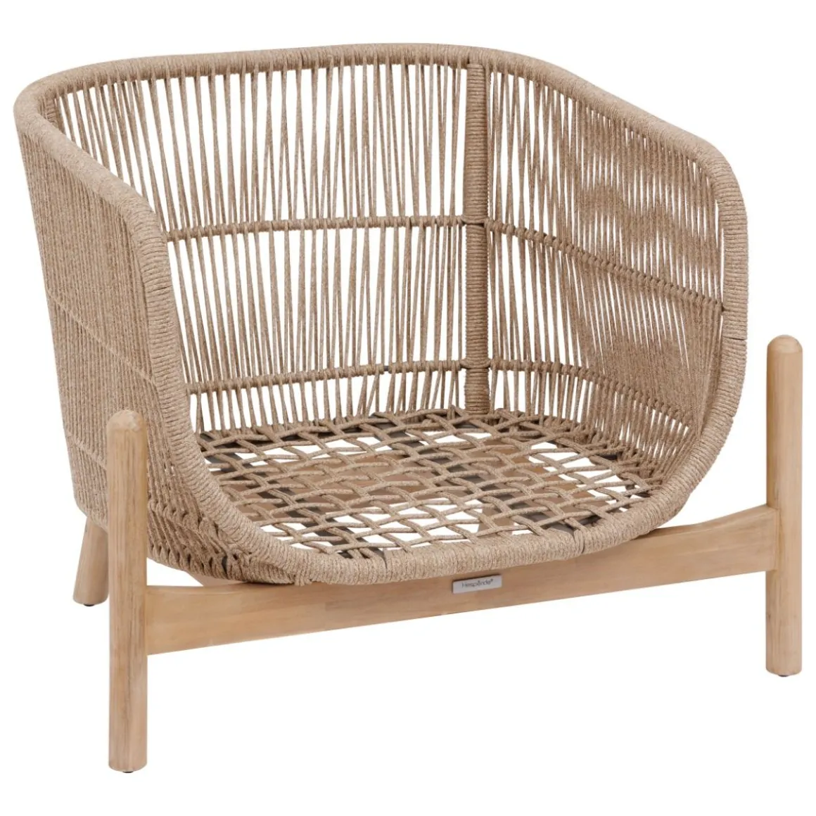 Vendita online di POLTRONA MOD DEONA ALLUMINIO E ACACIA NATURALE