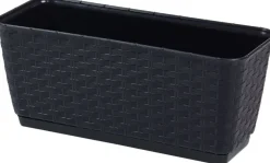 Vendita online di PORTAFIORI RATOLLA 38,6X15,4X14,2CM ANTRACITE