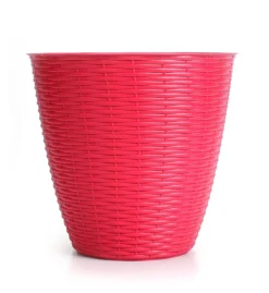 Vendita online di PORTAVASO PAGLIA DIAM. 14 ROSSO CORALLO