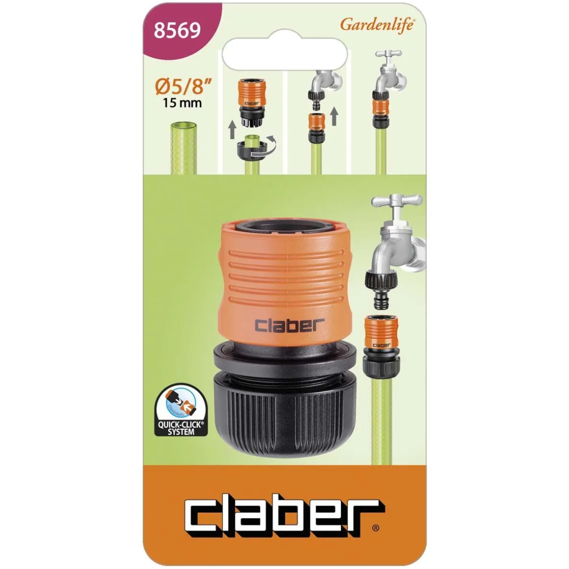 Vendita online di RACCORDO AUTOMATICO FEMMINA PER TUBI 5/8"