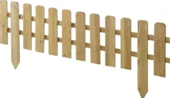 Vendita online di RECINZIONE BASSA IN LEGNO DI PINO IMPREGNATO 120X30/45CM