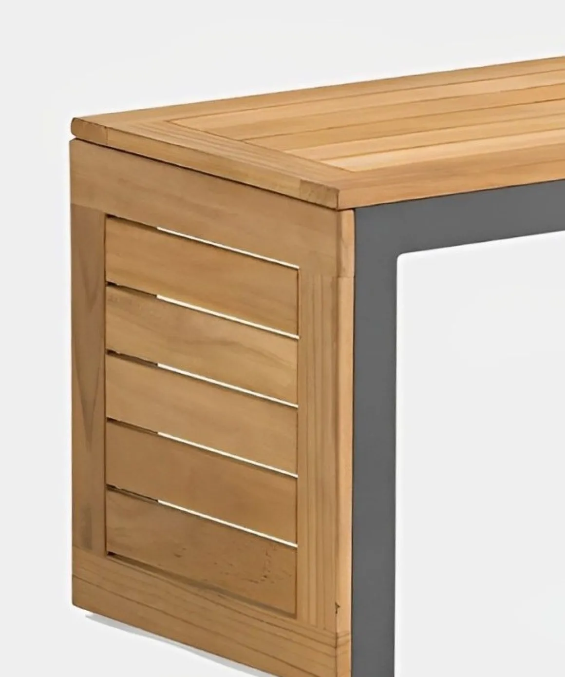 Vendita online di SALOTTO COMPONIBILE SIRMIONE ALLUMINIO E LEGNO DI ACACIA