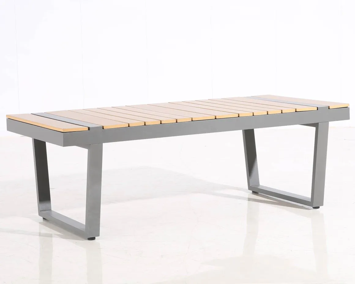 Vendita online di SALOTTO DA GIARDINO ALLUMINIO ANTRACITE E POLYWOOD