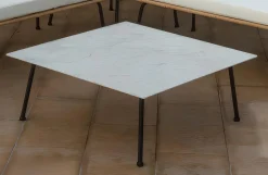 Vendita online di SALOTTO DA GIARDINO MOD. JEPARA ACCIAIO E POLYRATTAN NATURALE