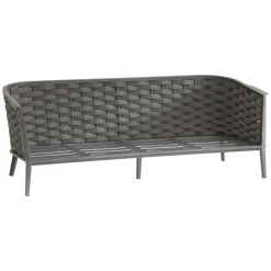 Vendita online di SALOTTO DA GIARDINO EMBRUNS ALLUMINIO MARRONE