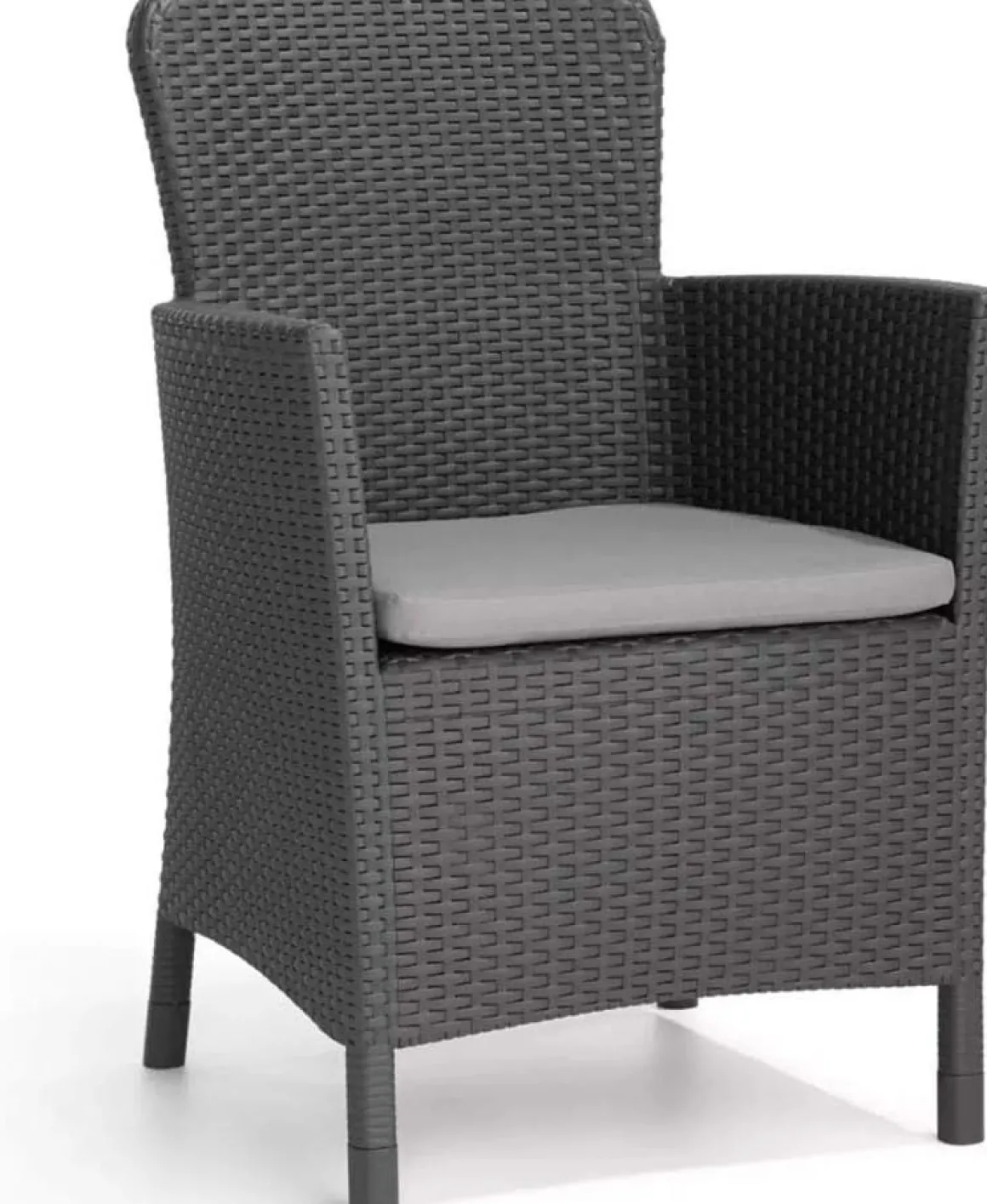 Vendita online di SALOTTO DA GIARDINO SALVADOR RESINA EFFETTO RATTAN ANTRACITE