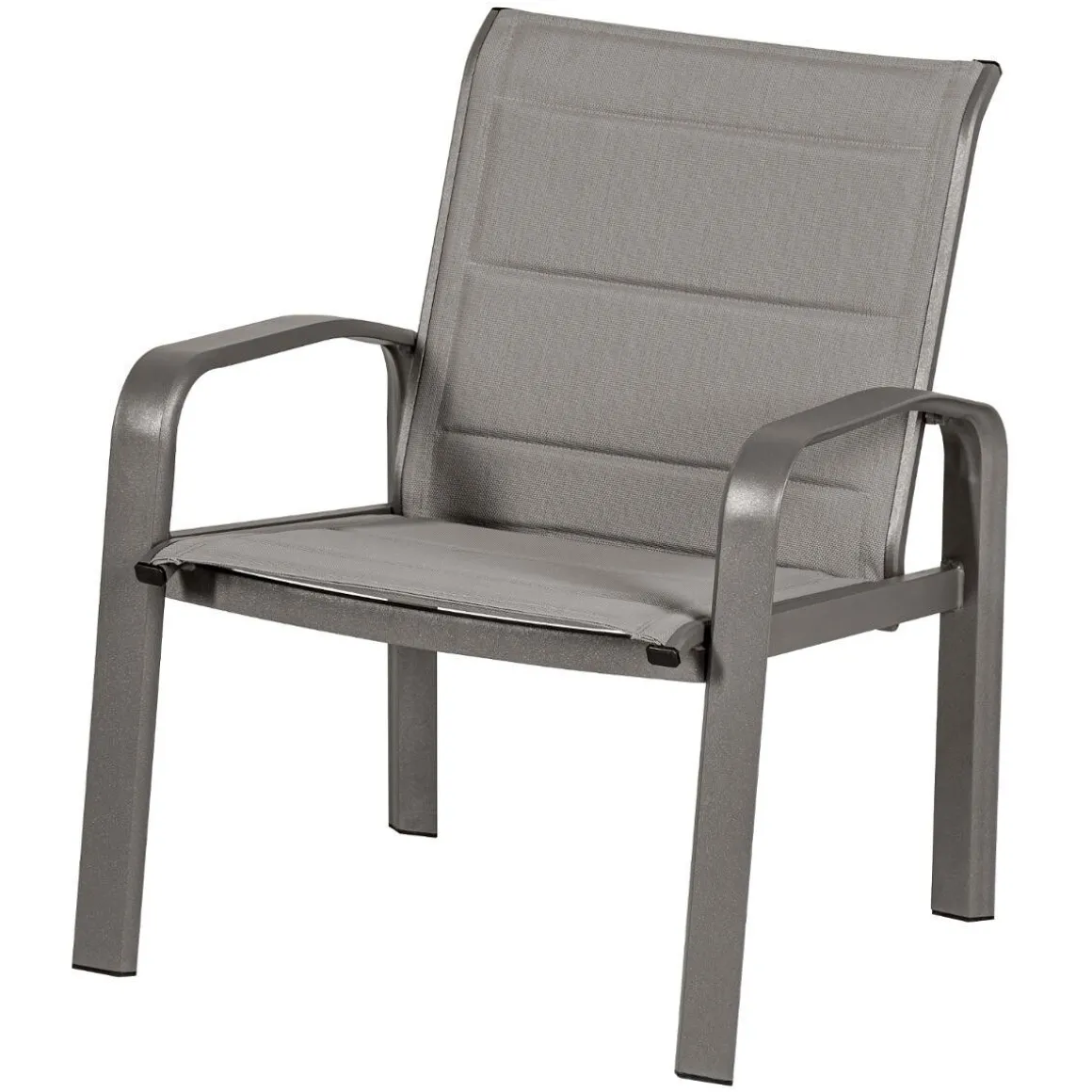Vendita online di SALOTTO GIARDINO ELYN ALLUMINIO TONKA E TEXTILENE TORTORA