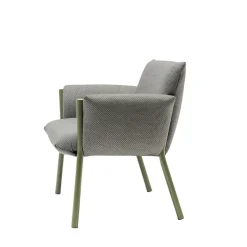 Vendita online di SCAB - POLTRONA MOD. BREZZA ACCIAIO VERDE OLIVA