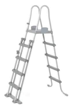 Vendita online di SCALETTA PER PISCINE H132CM STRUTTURA IN METALLO E GRADINI IN PLASTICA