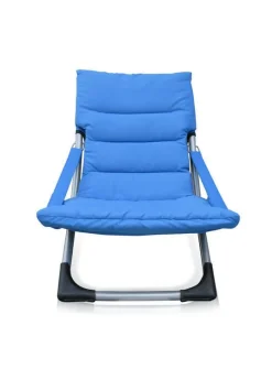 Vendita online di SDRAIO PIEGHEVOLE CANAPONE BABY IN ALLUMINIO E TESSUTO BLU