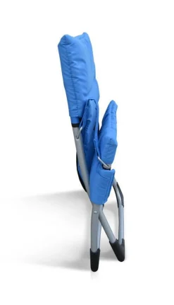 Vendita online di SDRAIO PIEGHEVOLE CANAPONE BABY IN ALLUMINIO E TESSUTO BLU