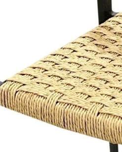 Vendita online di SEDIA IN METALLO ANTRACITE E POLYRATTAN