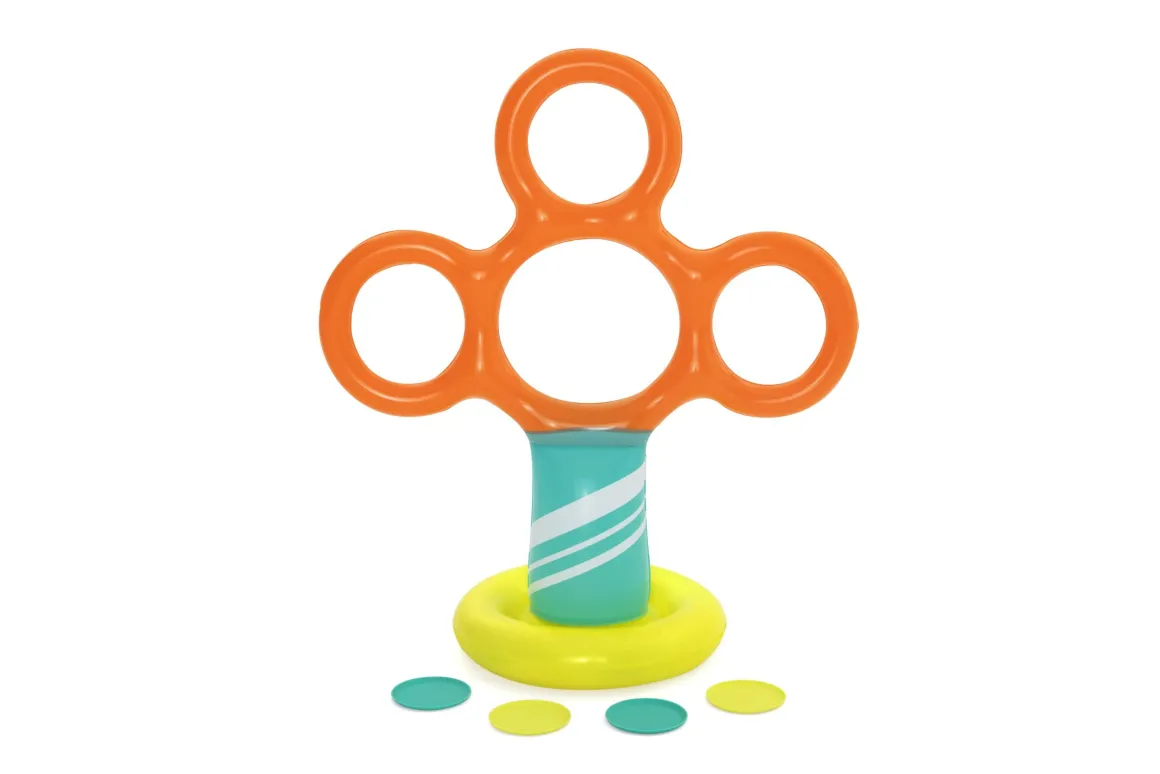 Vendita online di SET GIOCO GONFIABILE DA GIARDINO CON FRISBEE 122X64X135CM