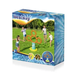Vendita online di SET GIOCO GONFIABILE DA GIARDINO CON FRISBEE 122X64X135CM