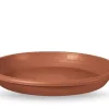 Vendita online di SOTTOVASO CILINDRO IN PLASTICA DIAM. 22 TERRACOTTA