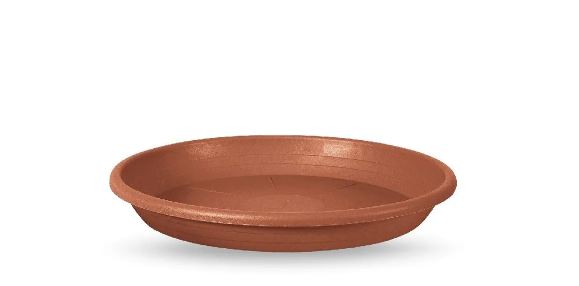 Vendita online di SOTTOVASO CILINDRO IN PLASTICA DIAM. 22 TERRACOTTA