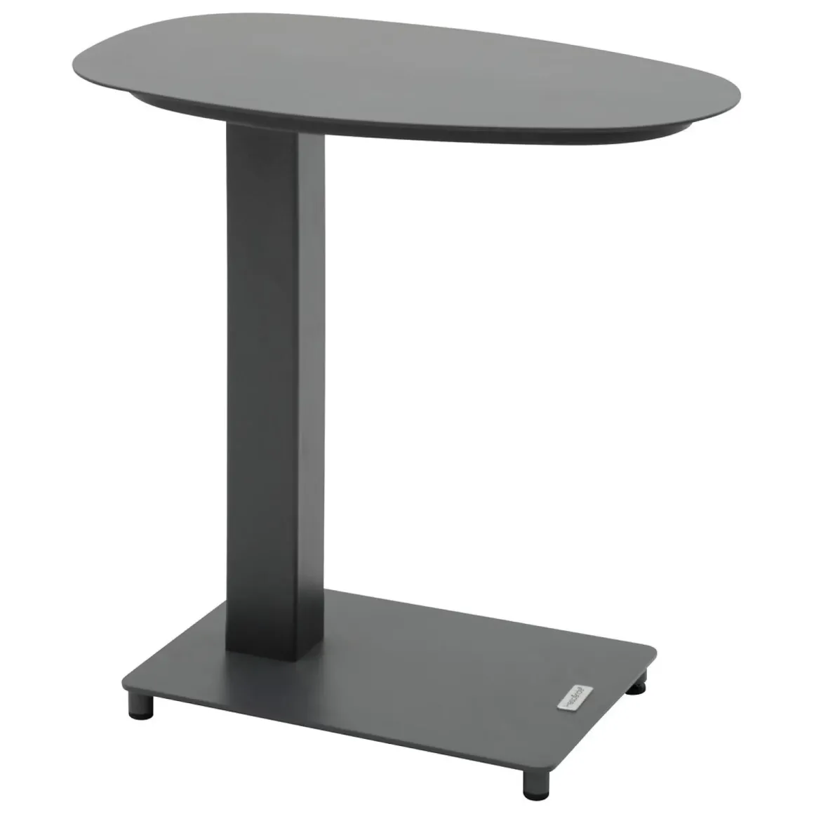 Vendita online di TAVOLINO LATERALE VENUZIA IN ALLUMINIO GRIGIO GRAFITE