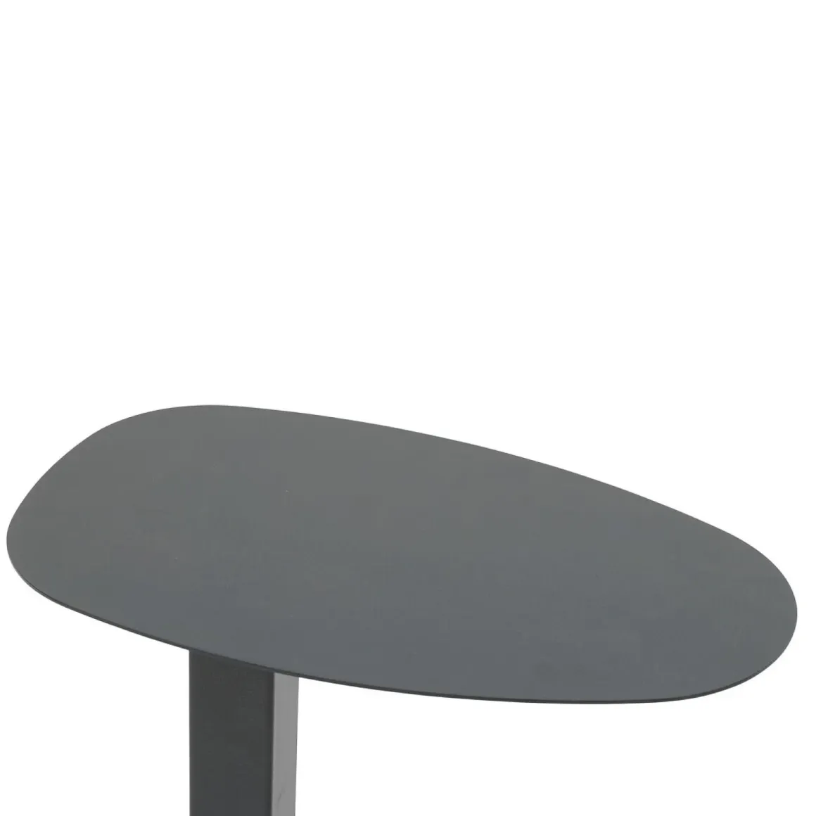 Vendita online di TAVOLINO LATERALE VENUZIA IN ALLUMINIO GRIGIO GRAFITE