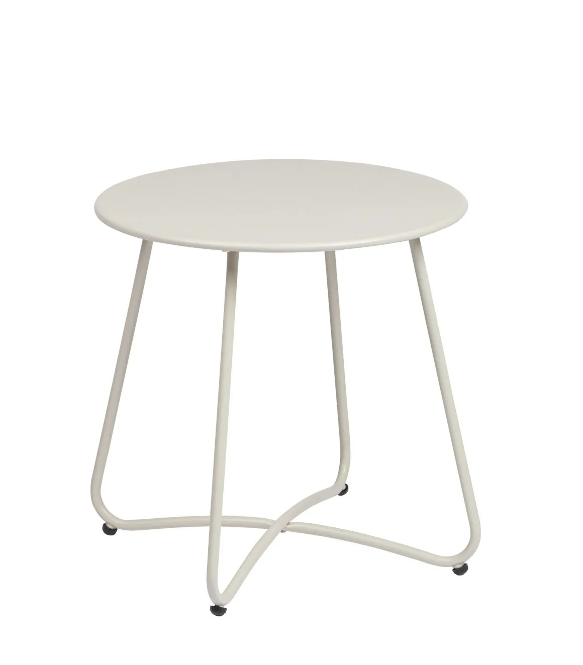 Vendita online di TAVOLINO MOD. AUSTIN DIAM. CM 45 H.45 METALLO GESSO OPACO