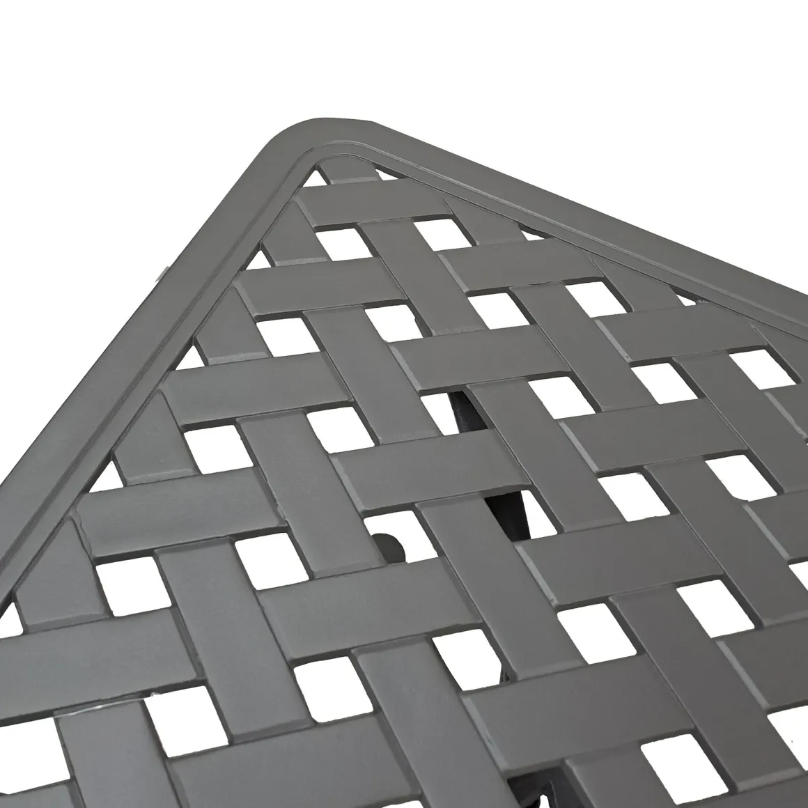 Vendita online di TAVOLINO ROSIE 107X54 CM IN ALLUMINIO PRESSOFUSO ANTRACITE