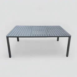 Vendita online di TAVOLO ALL. CM 97X149 H. 75 ALLUMINIO ANTRACITE