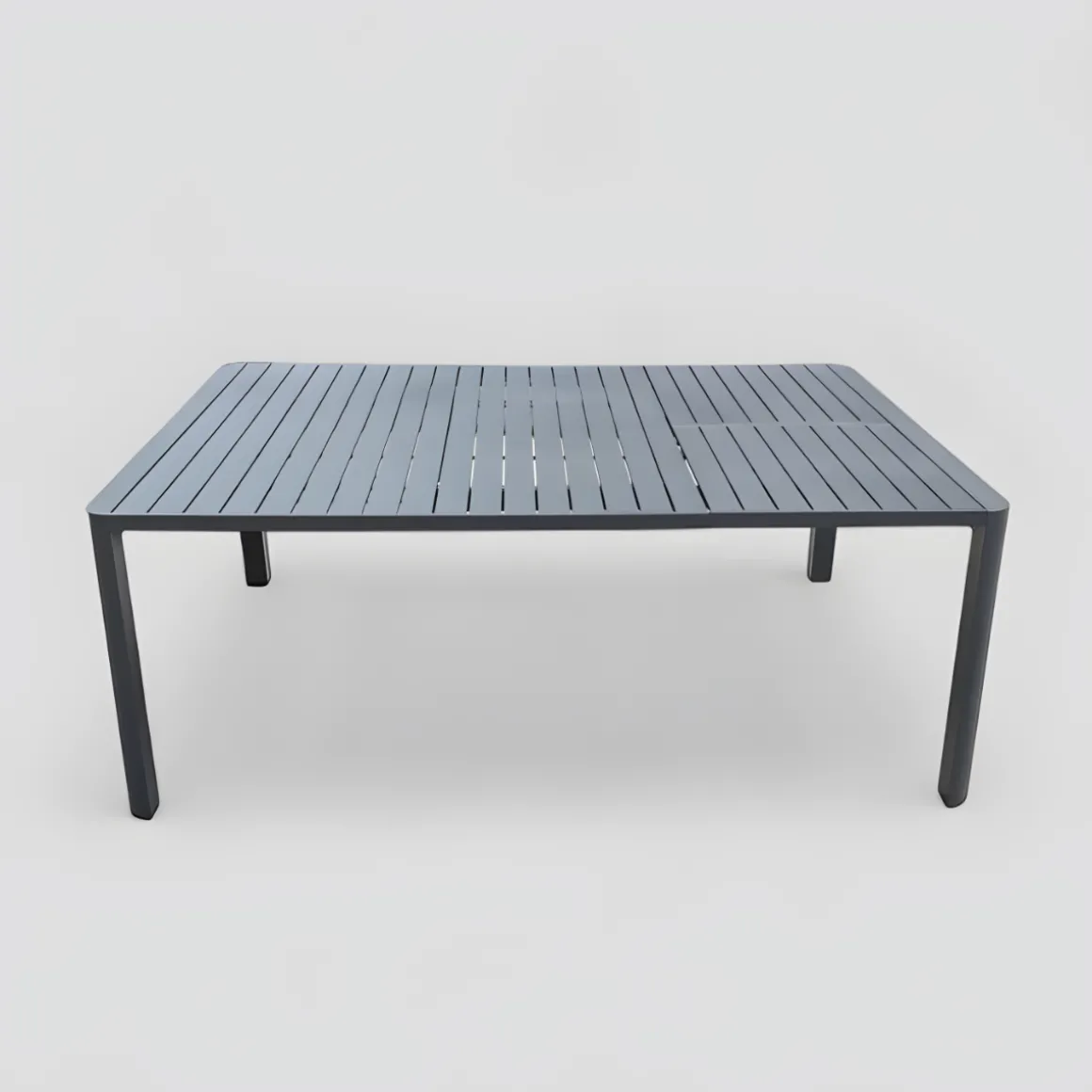 Vendita online di TAVOLO ALL. CM 97X149 H. 75 ALLUMINIO ANTRACITE