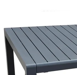 Vendita online di TAVOLO ALL. CM 193X100 IN ALLUMINIO ANTRACITE