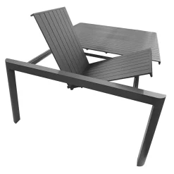 Vendita online di TAVOLO ALL. CM 142X142 H.75 ALLUMINIO ANTRACITE