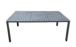Vendita online di TAVOLO ALL. CM 142X142 H.75 ALLUMINIO ANTRACITE