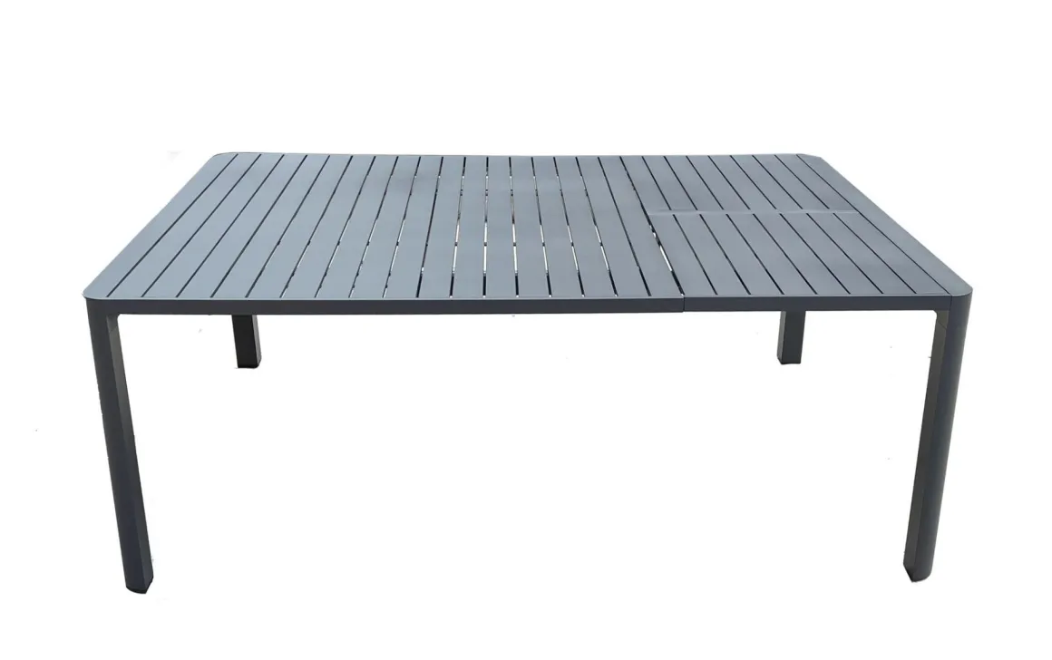 Vendita online di TAVOLO ALL. CM 142X142 H.75 ALLUMINIO ANTRACITE